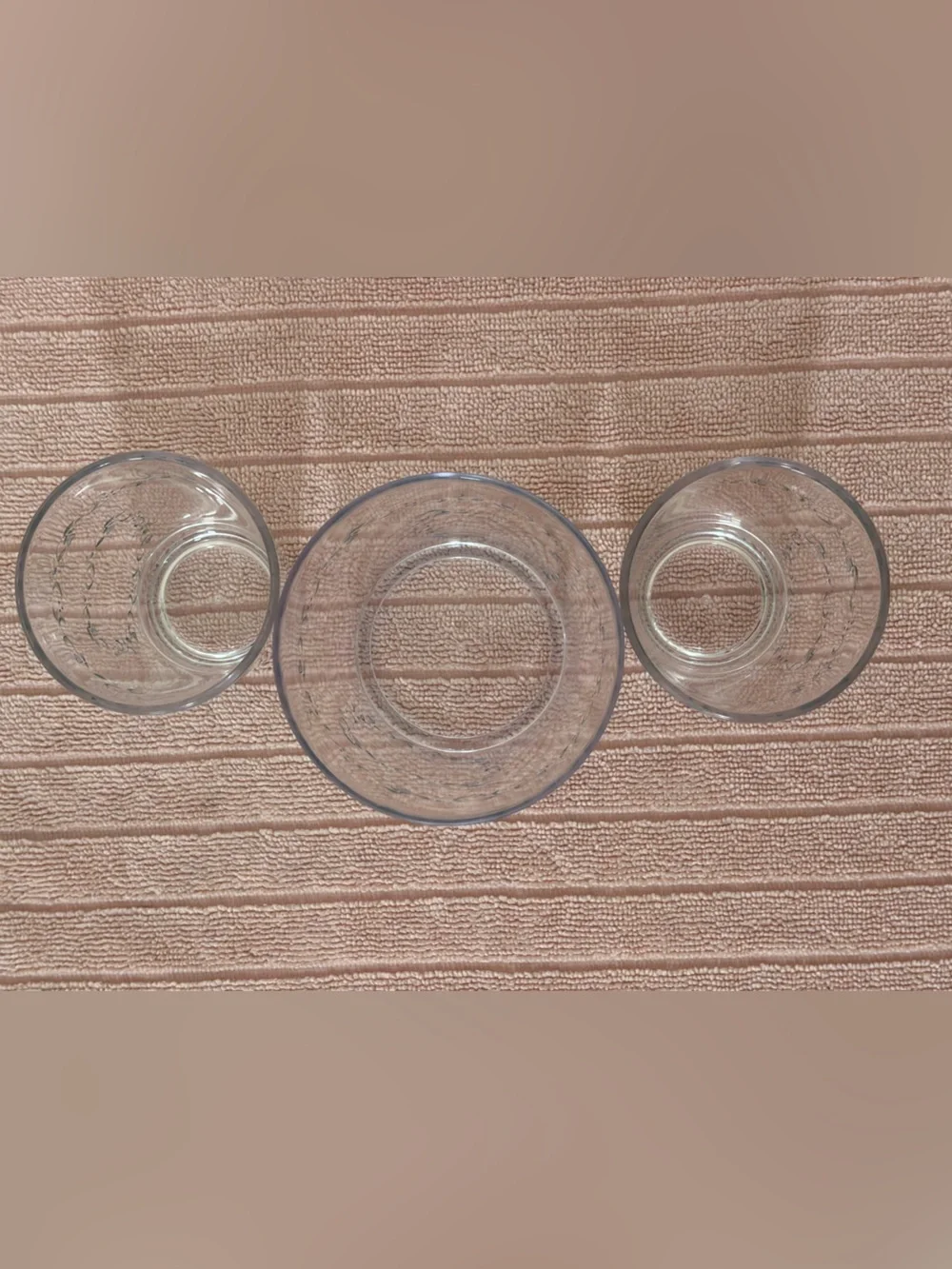 Set of 3 Corelle acrylic blue floral glasses*1 rock  14 oz and *2 size juice 8oz